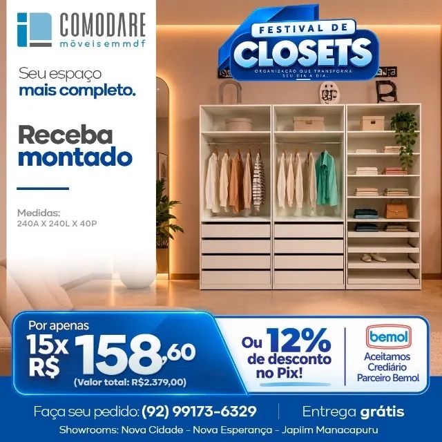 Closet R$ 2.379,00