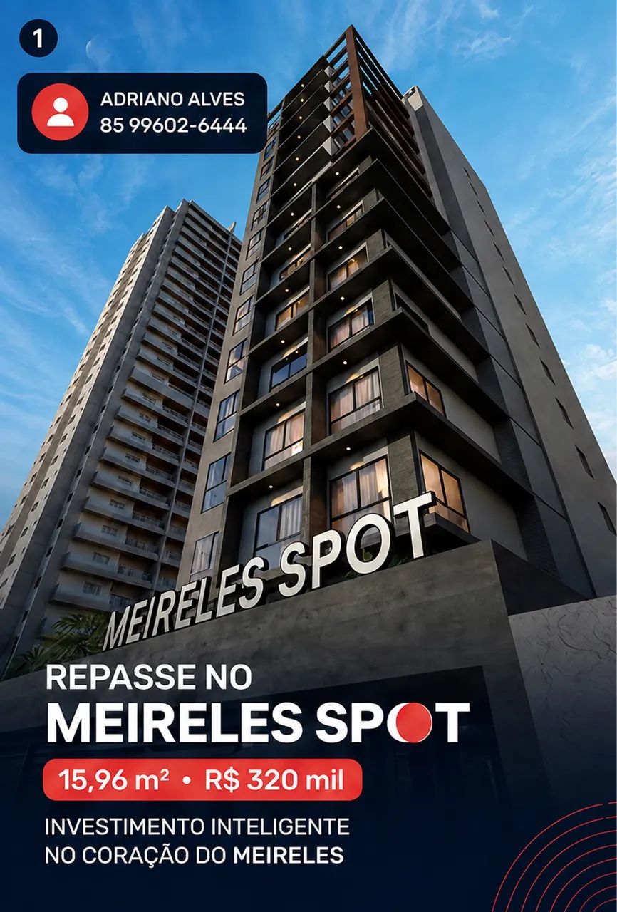 Repasse Studio Meireles Spot próximo a Beira Mar