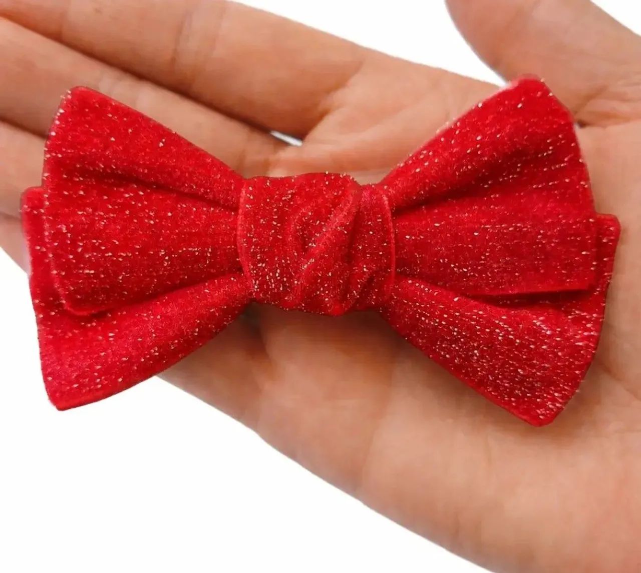 Laço Veludo Vermelho 