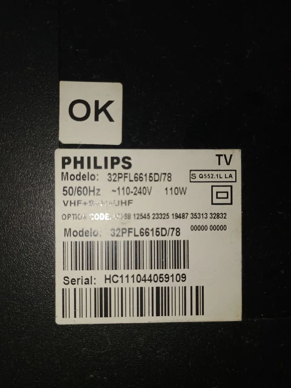 **quebrada** tv Philips 32pfl6615/78D - Foto 3