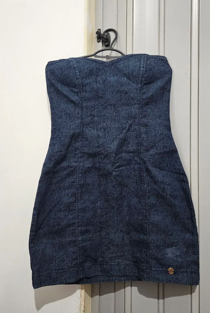 Vestido jeans acinturado