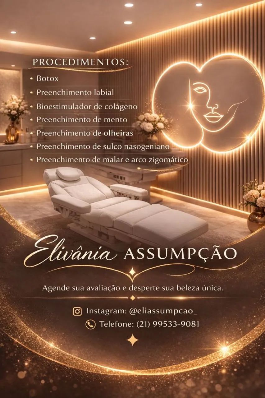 Estética Avançada - Botox, preenchimento labial e outros procedimentos.