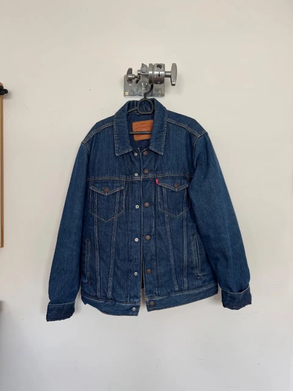 Jaqueta Jeans Levi's puffer 650 Fill Down rara