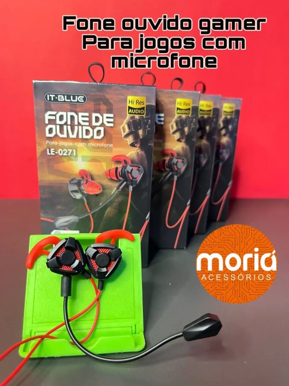 Fone de Ouvido Gamer Com Fio Headset com Microfone Le-0271  - Foto 4