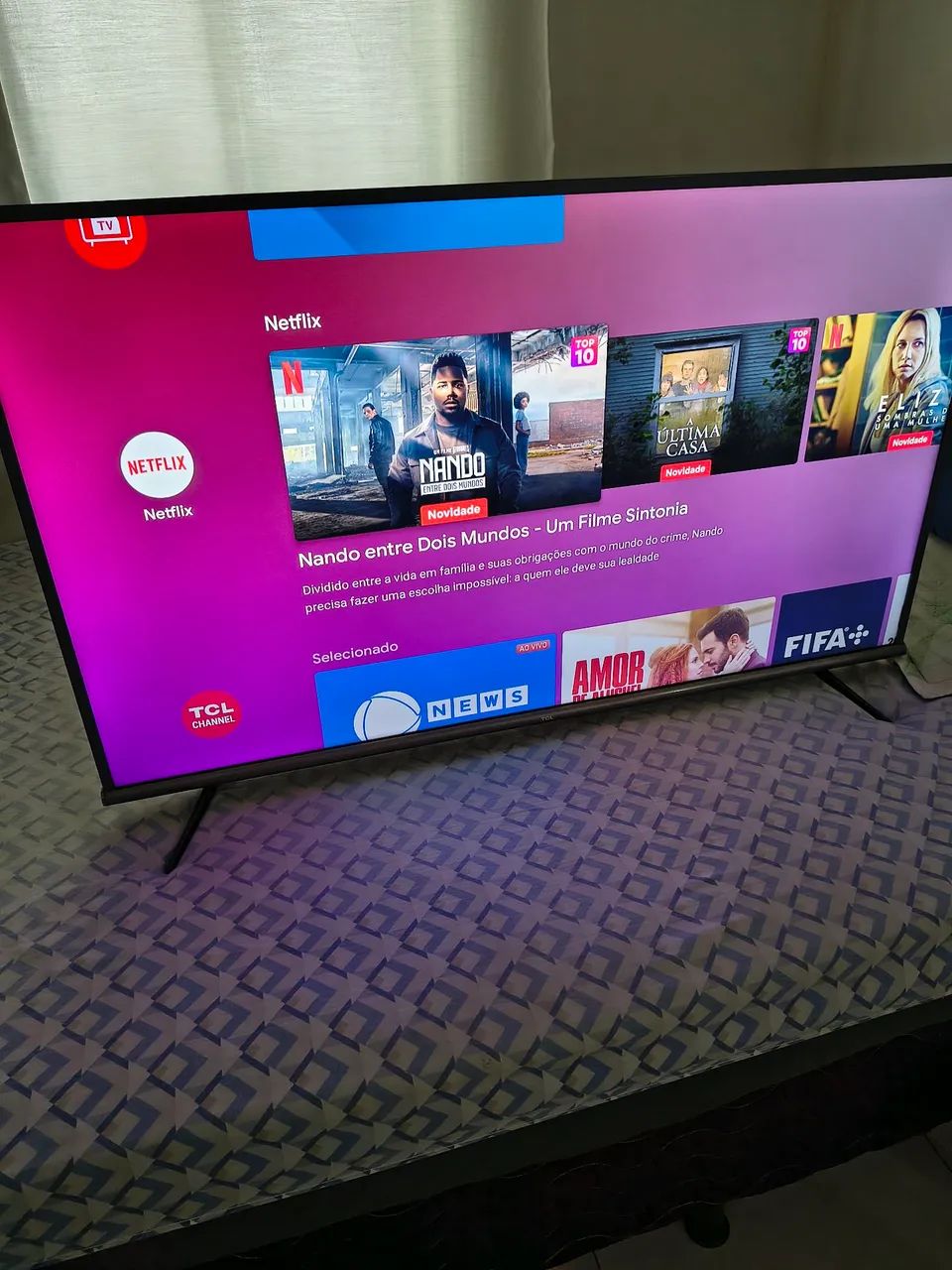 Tv smart 50 TCL Android Google top oportunidade hj