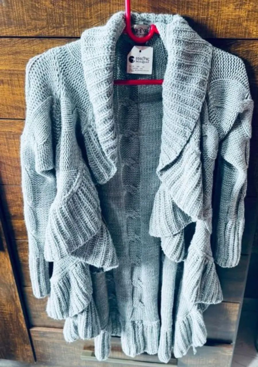 Casaco tricô feminino 