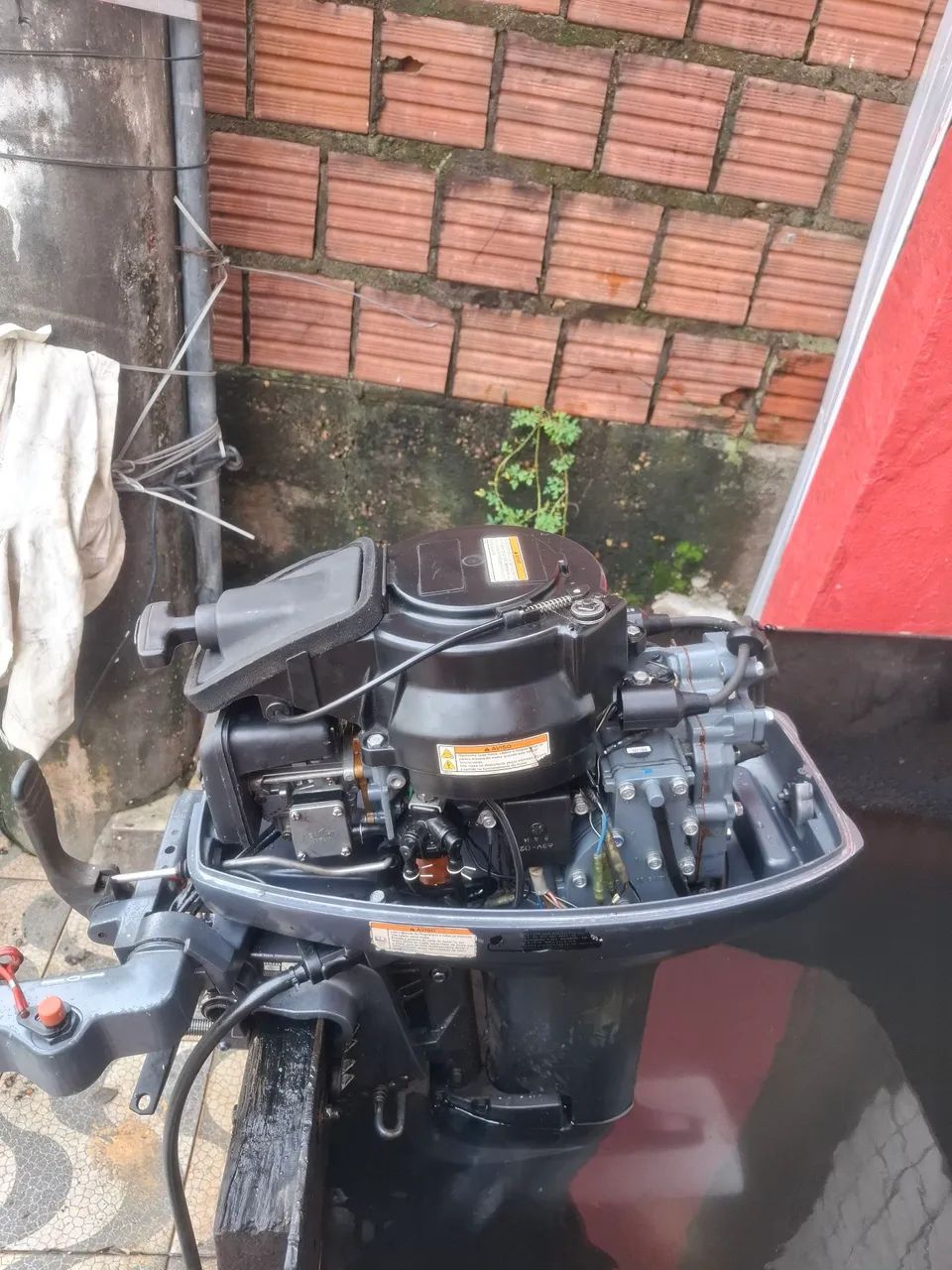 Motor de popa 15hp yamaha - Foto 7