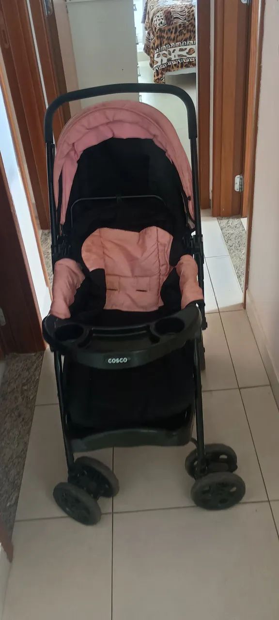 Carrinho rosa bebê  - Foto 4