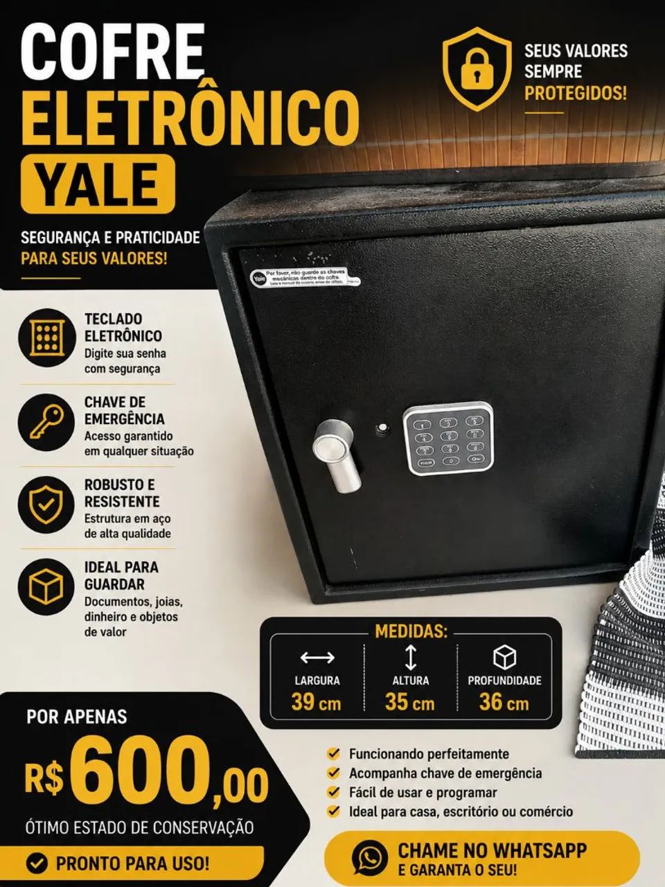 Cofre digital grande