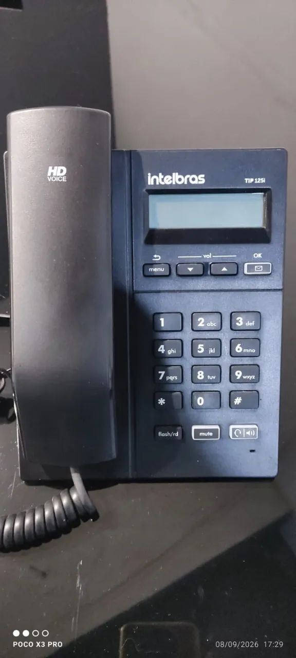Telefone IP Intelbras TIP 125i - HD Voice - Foto 2