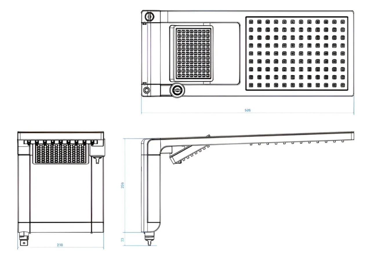 Chuveiro Acqua Duo Branco / Cromado 127v 5500w Lorenzetti 5.5 KW - Foto 2