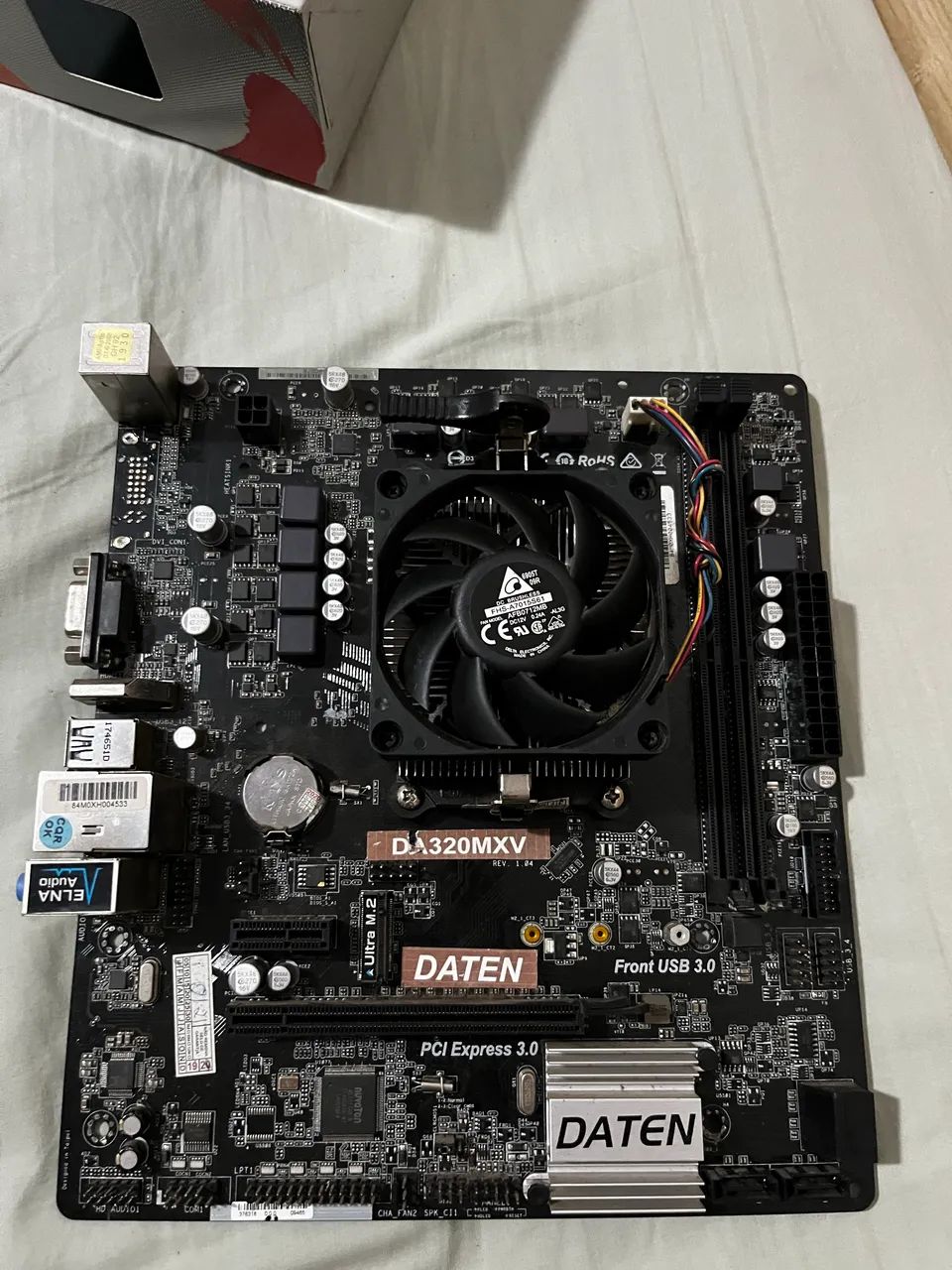 Vendo processador ryzen 3 3200 e placa mae DATEN 320 mxv  - Foto 4
