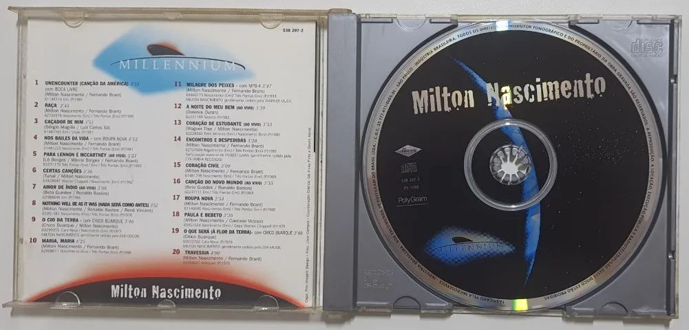 CD Milton Nascimento - Millennium - Foto 3