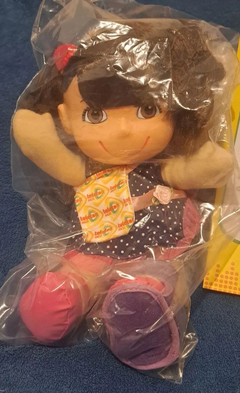 Boneca Nina com bota ortopédica AACD-Teleton original lacrada - Foto 3