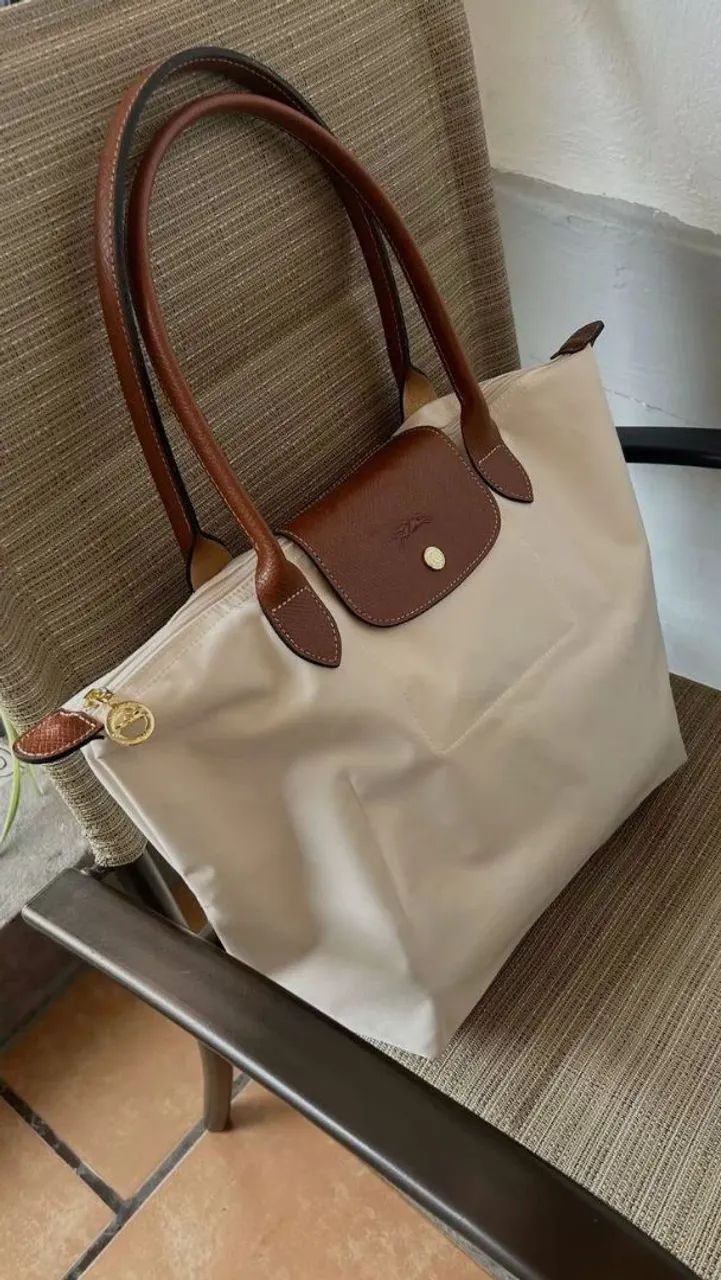 bolsa longchamp M branca