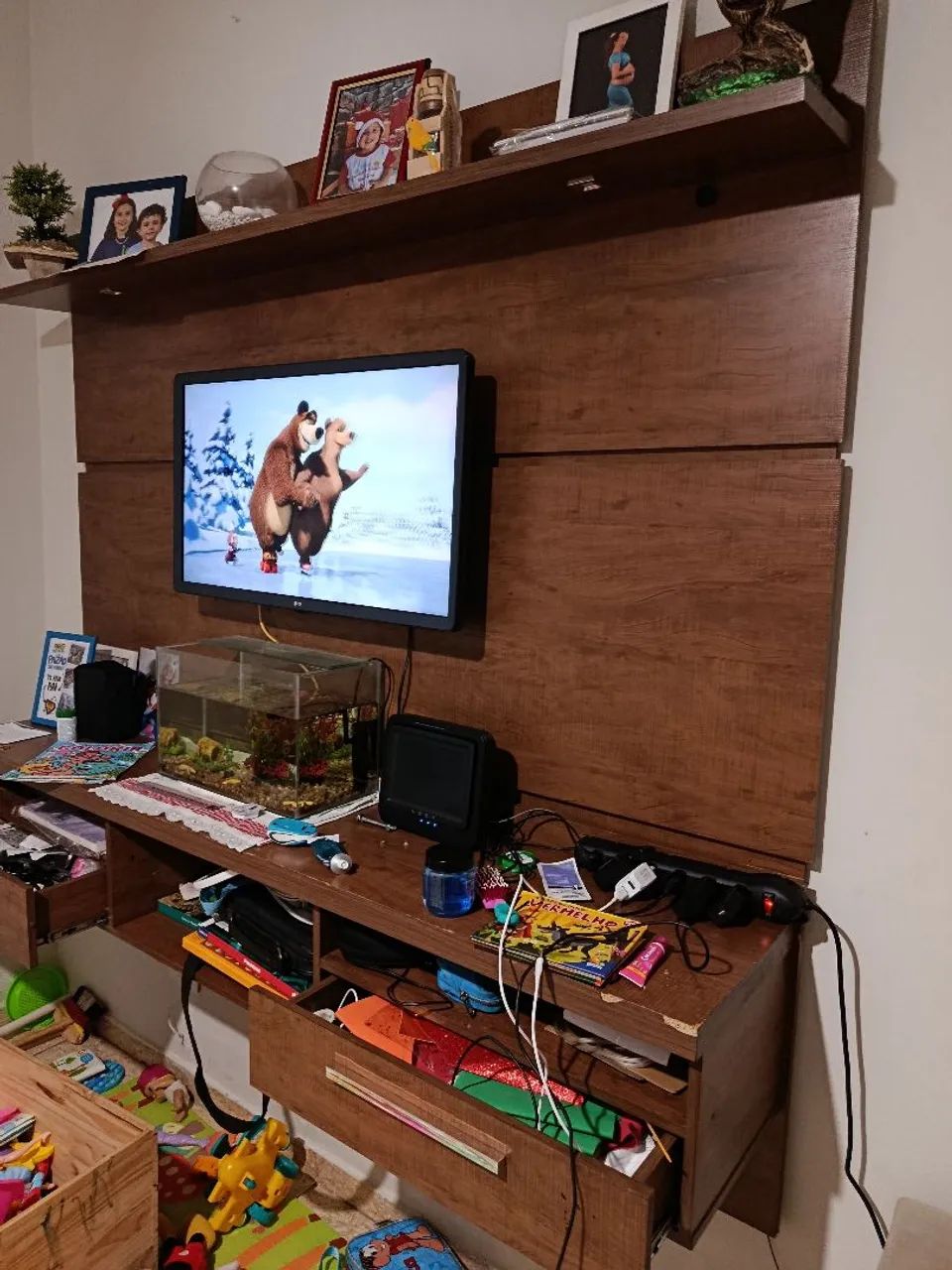 Rack com painel (já está desmontado) - Foto 3