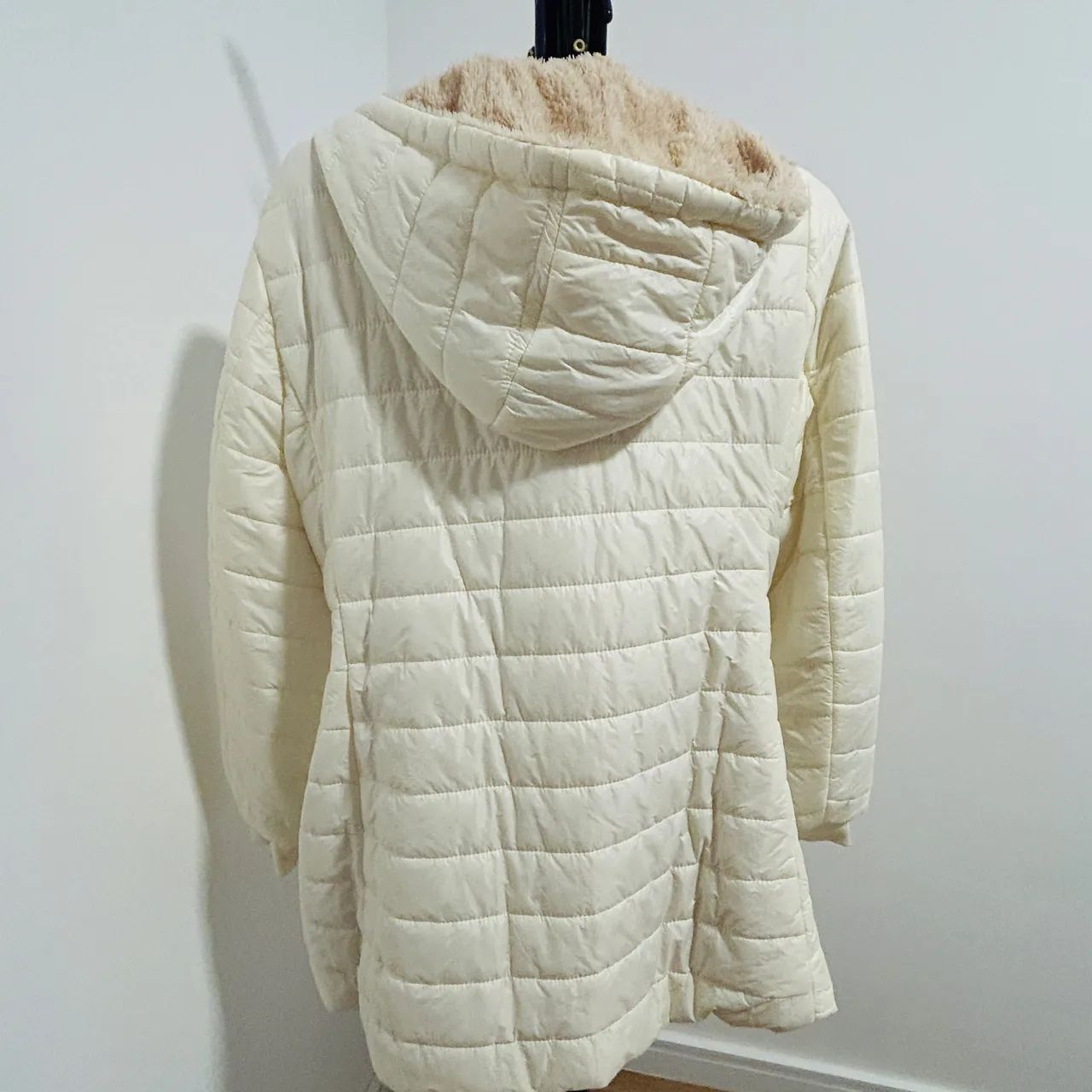 Casaco nylon feminino forrado com capuz  - Foto 2
