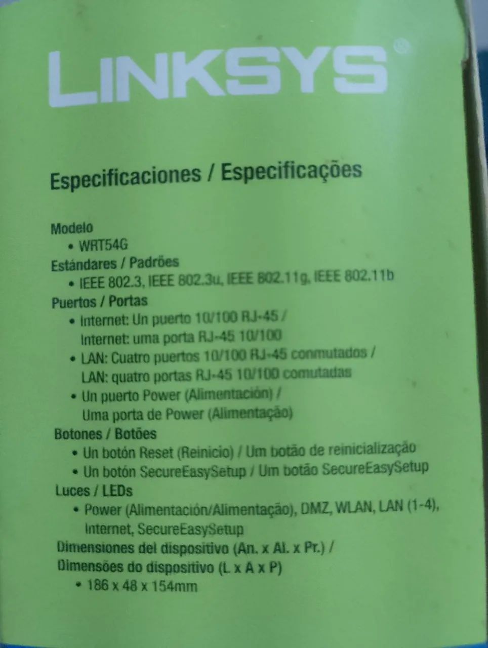 ROTEADOR LINKSYS WIRELESS-G ACCESS POINT WAP54G<br> - Foto 3