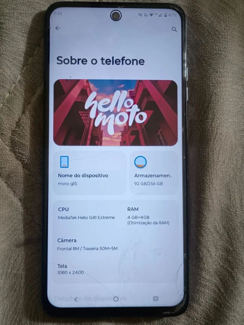 Vendo moto g15 super novo - Foto 3
