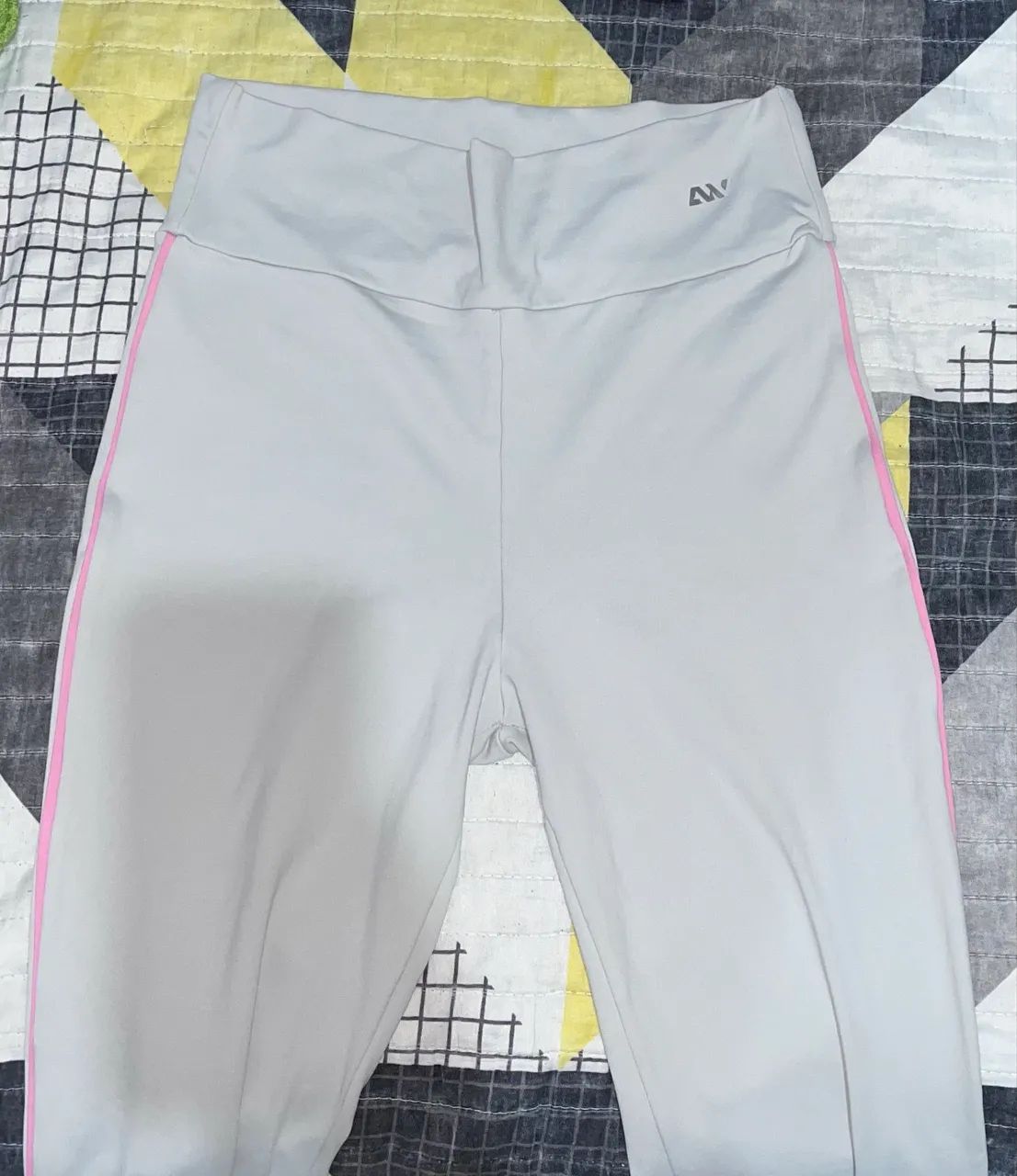 Calça cinza de academia M