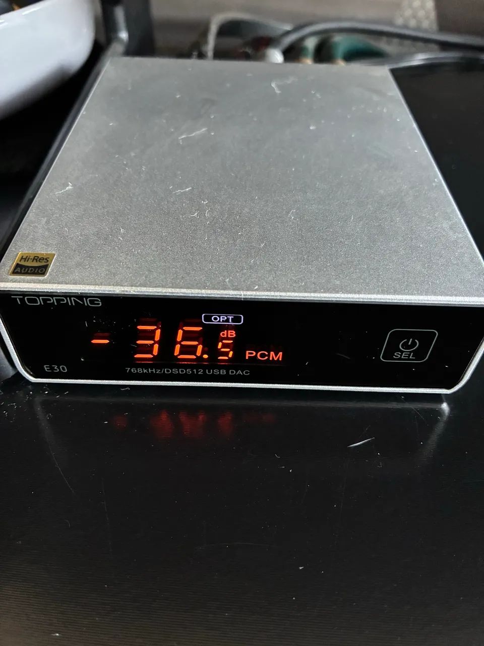 TOPPING E30 DAC HIFI  + FONTE LINEAR ESTABILIZADA