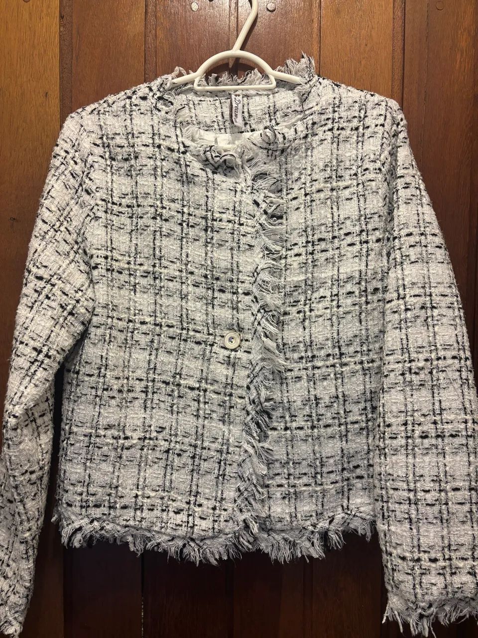 Conjunto tweed branco e preto  - Foto 2