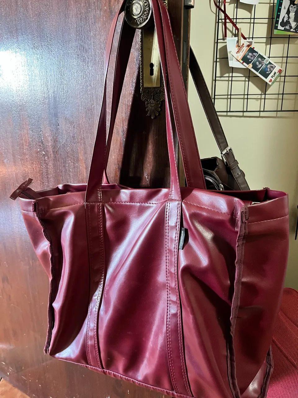 Bolsa Tote Pro vinho MIMERIA  - Foto 3