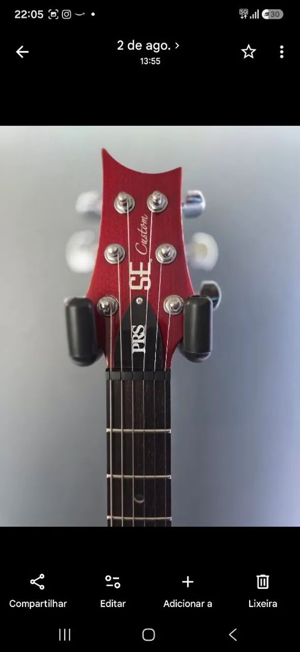 Tarraxa Original PRS SE CUSTOM KOREA - Foto 3