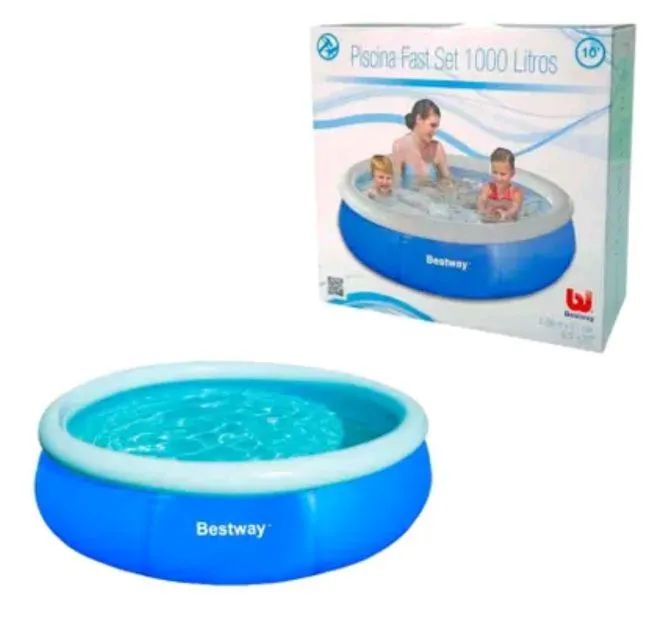 Piscina Inflável de 1.000 litros (nova na caixa) - Foto 3