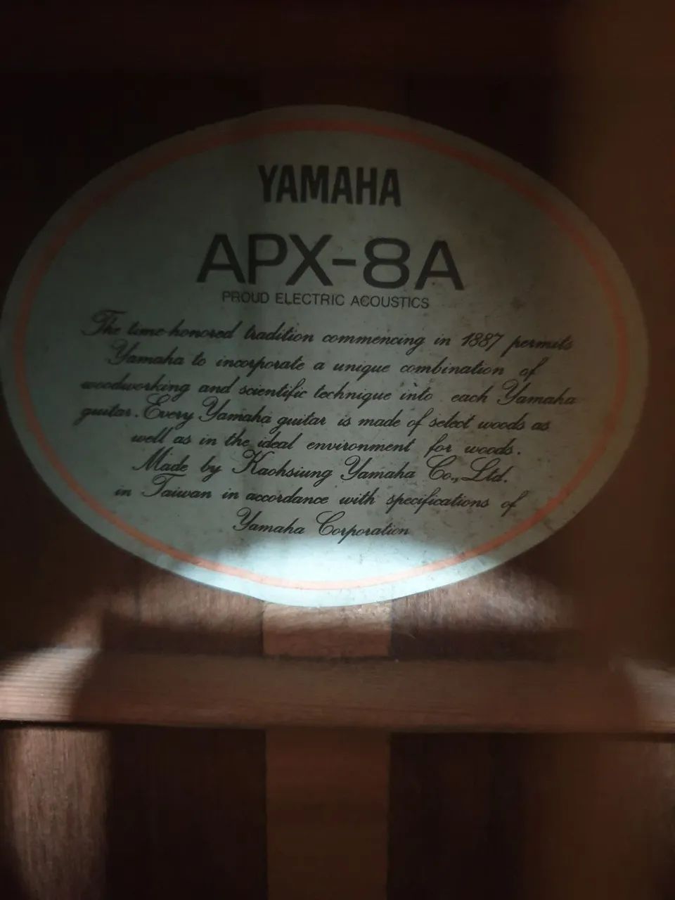 Violão Yamaha APX-8A - Foto 2