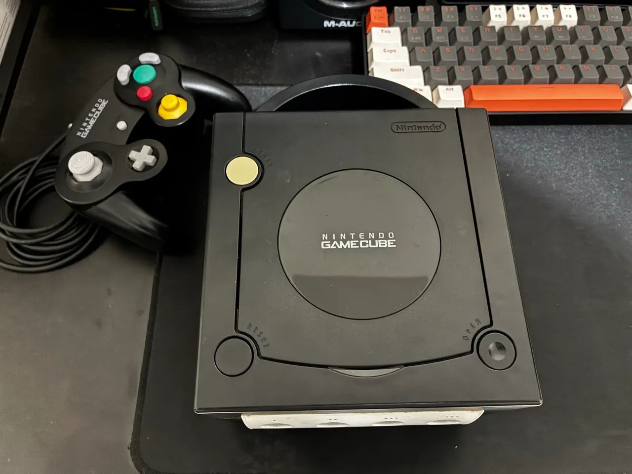 Nintendo Gamecube Preto Dol-001 Desbloqueado C/ Picoboot e Bolsa