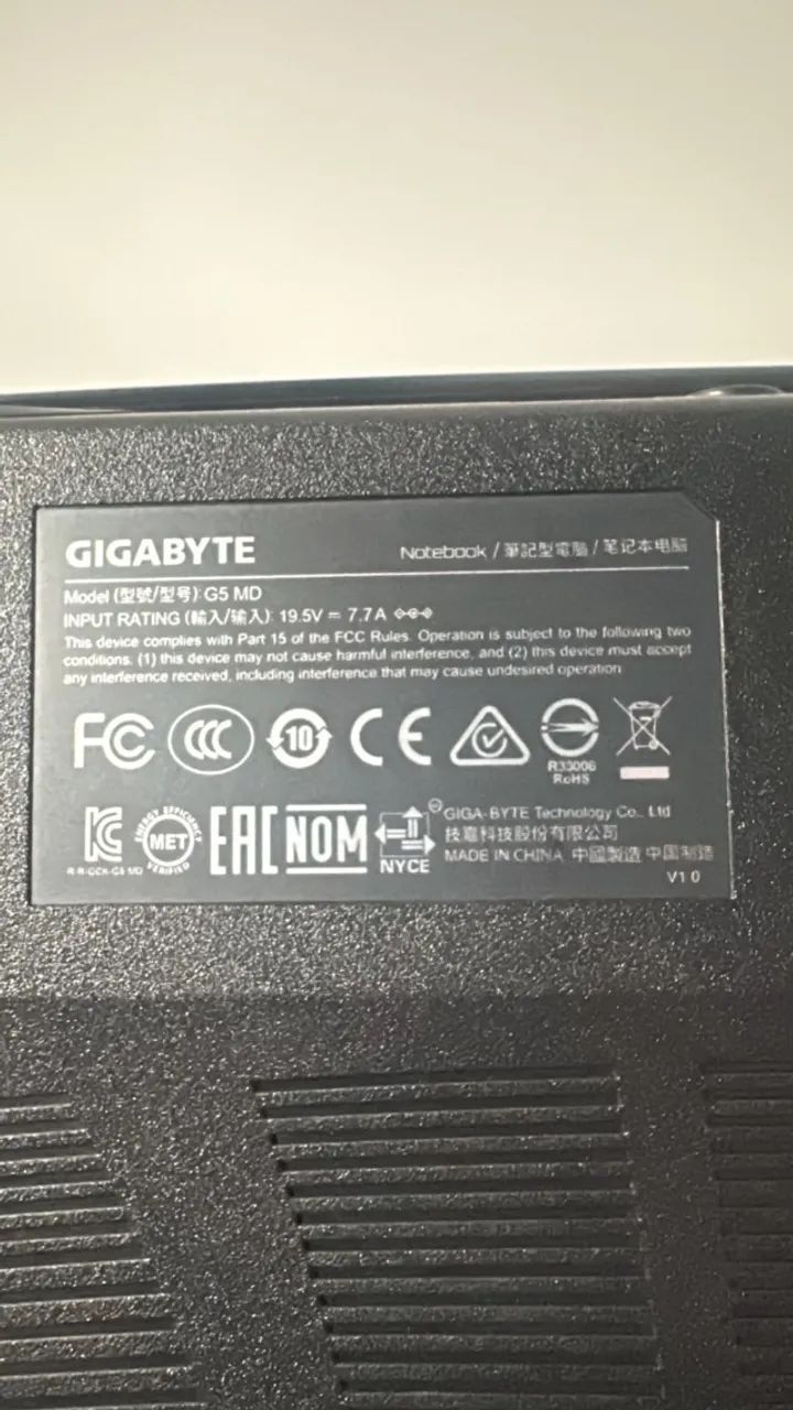 Notebook Gamer Gigabyte G5 MD - Foto 4