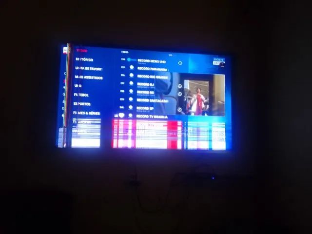 TV smart 55 com defeito 