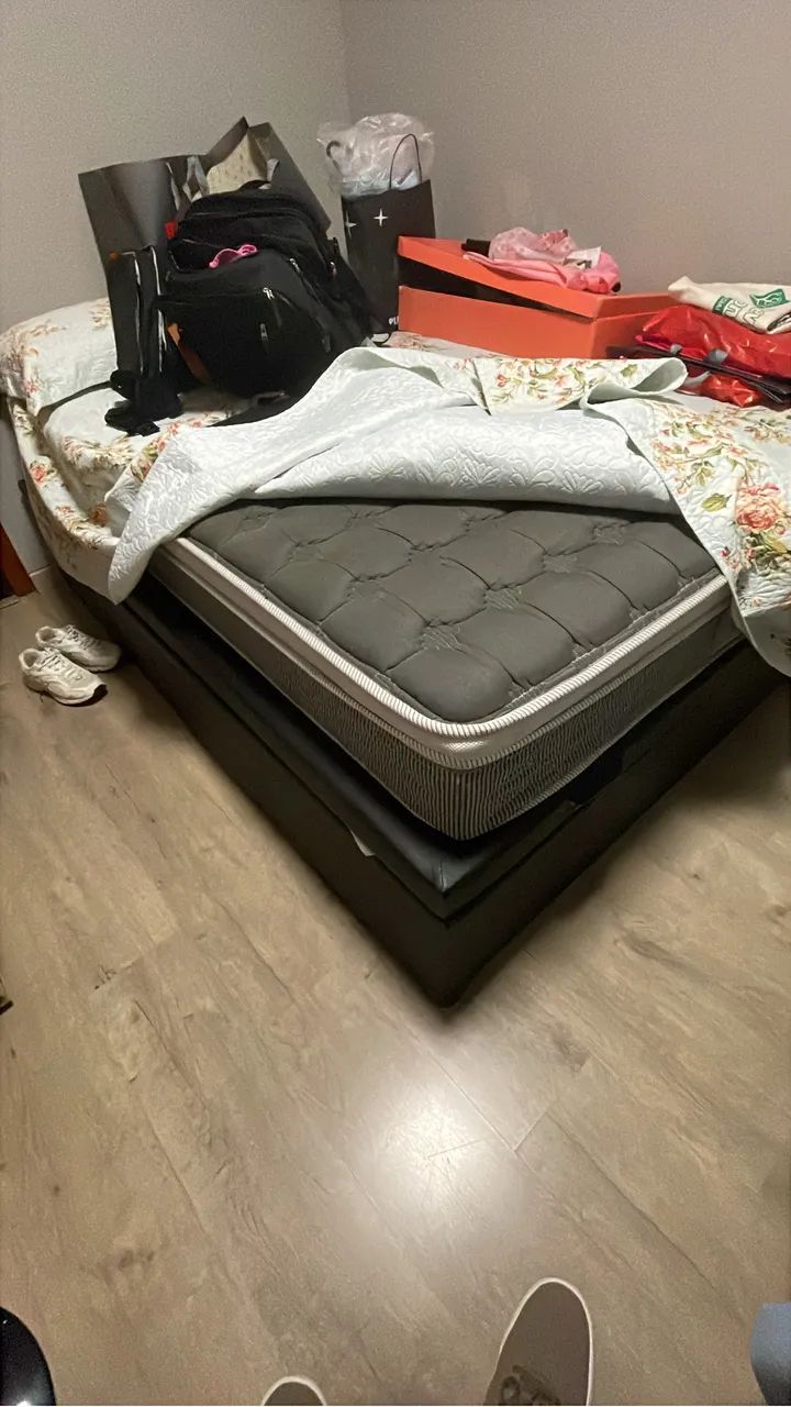 Cama Baú + Colchão Usados