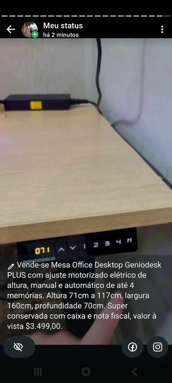 Mesa de trabalho Office desktop 