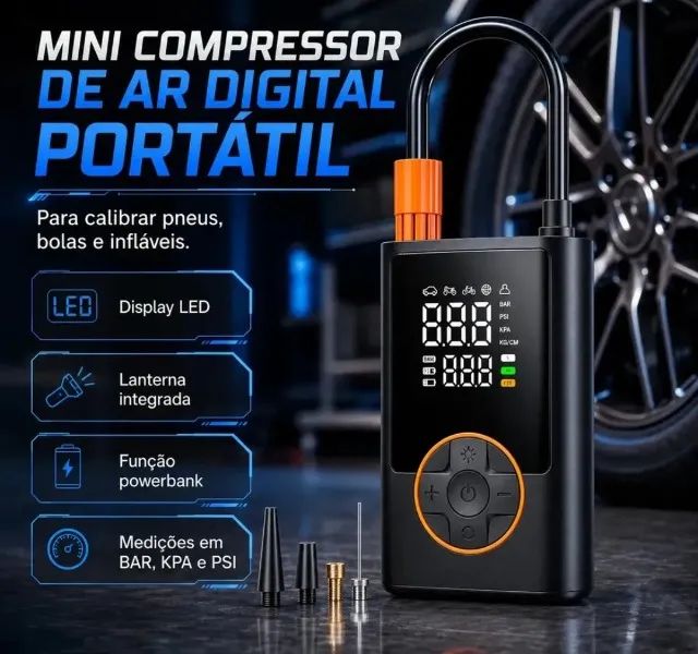 Compressor de ar digital  - Foto 2
