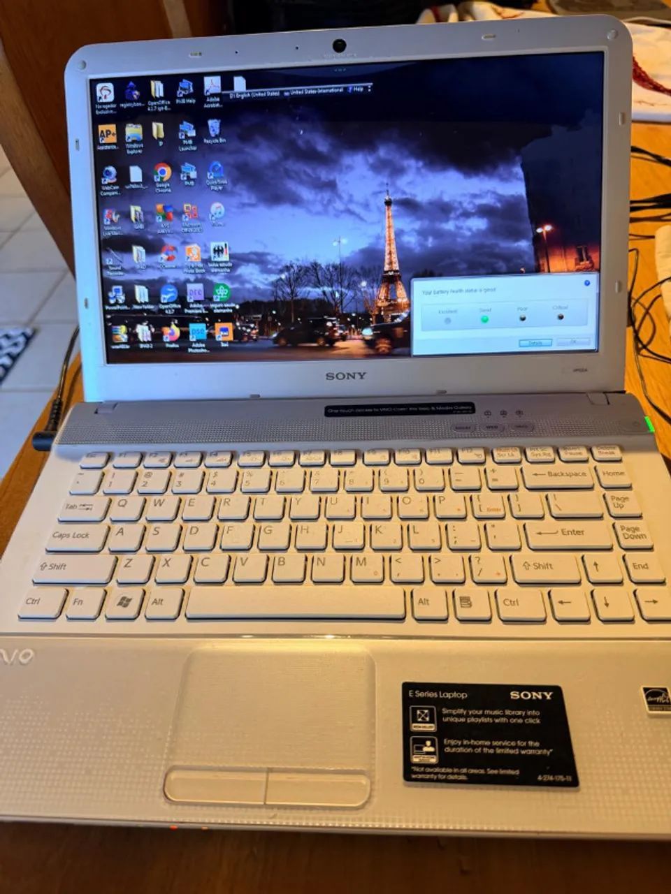 Notebook Sony Vaio Intel Core i3  4 GB Windows 7 Branco  Intel Core i3 CPU - Foto 3