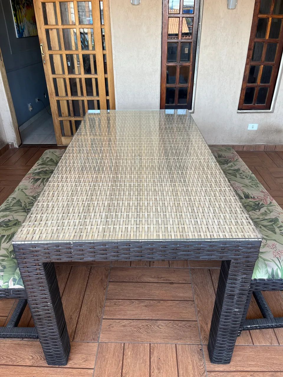 Mesa madeira área externa  - Foto 2