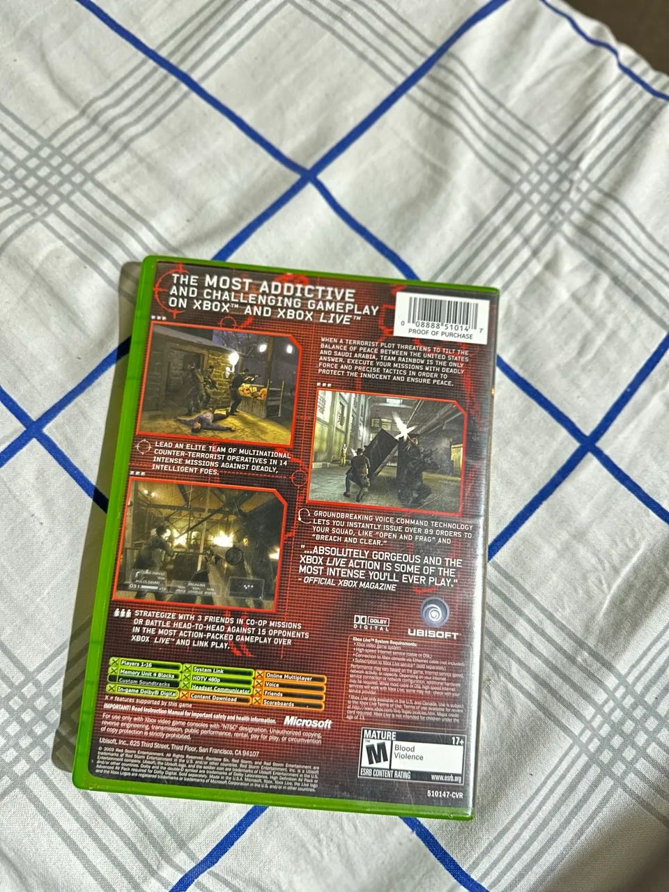 Rainbow Six 3 Original - Jogo de Xbox - Foto 3