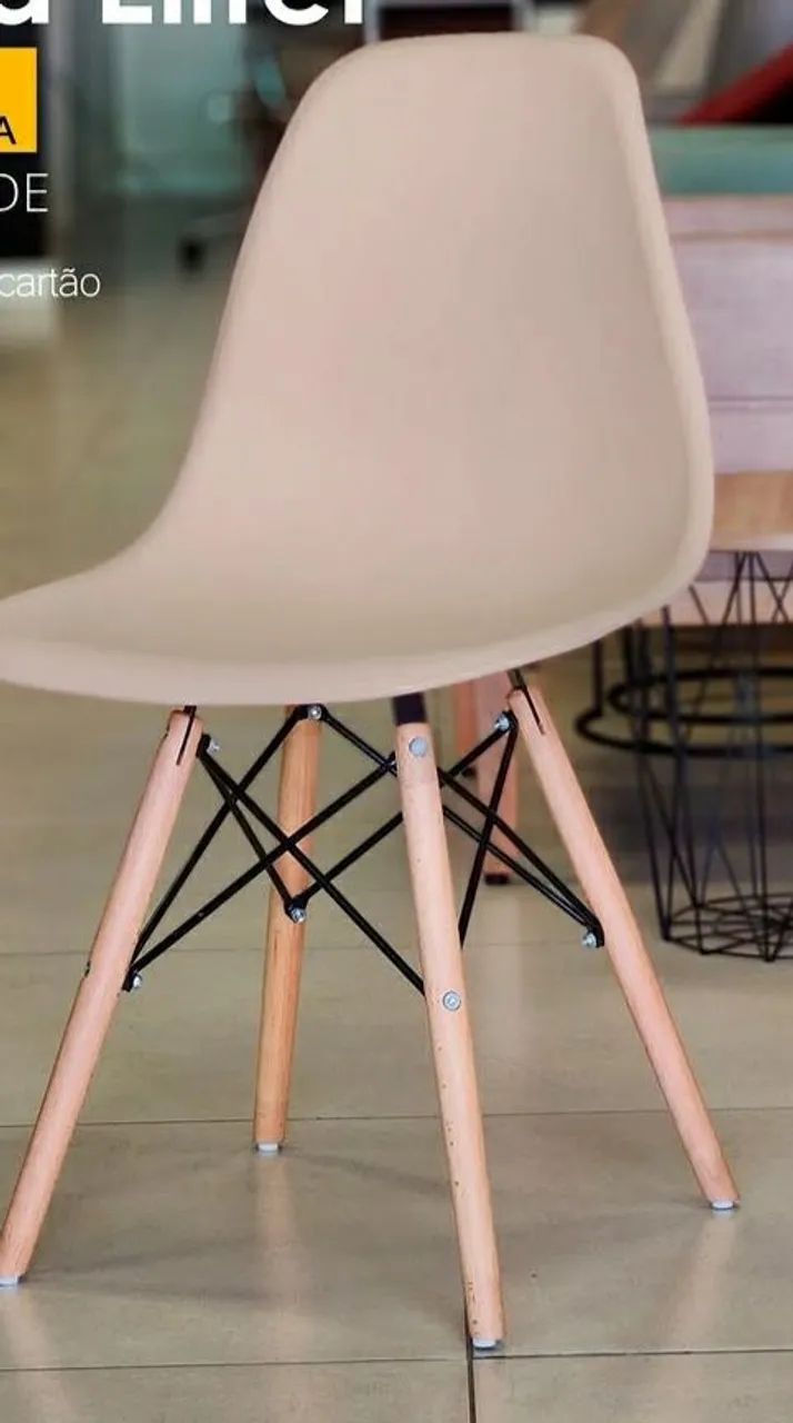 Cadeira Eiffel Bege