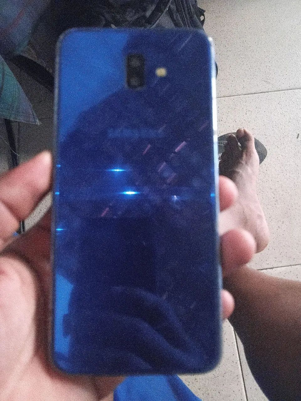 Samsung galaxy j6 32GB azul memoria de RAM  memória interna  câmera principal   câmera   