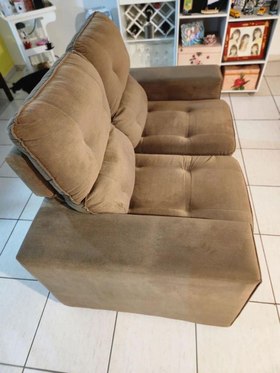 Retractable Sofa with Cat-Resistant Fabric419420970502727680