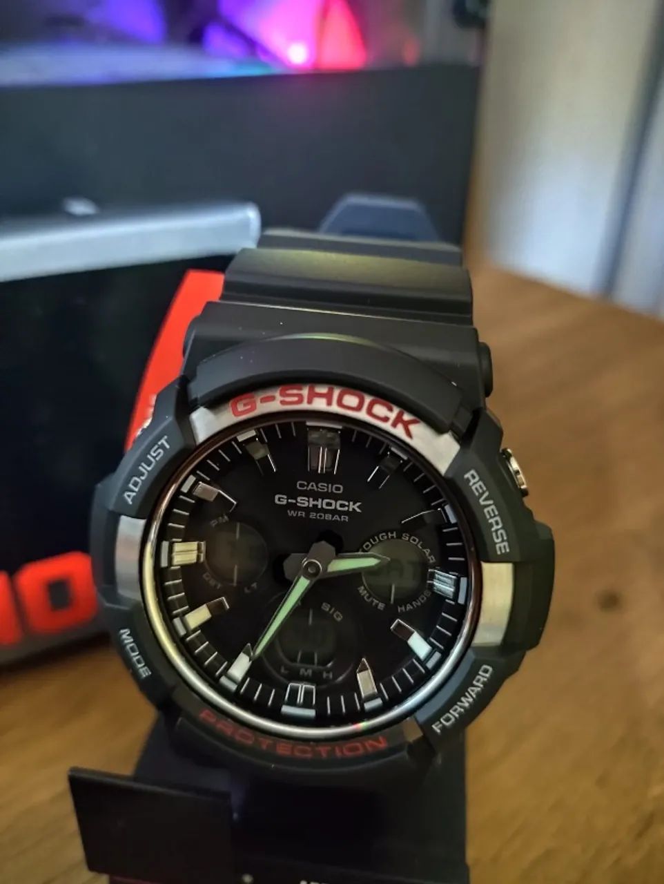 Rel ógio Casio G-Shock GAS100-1A - Foto 2