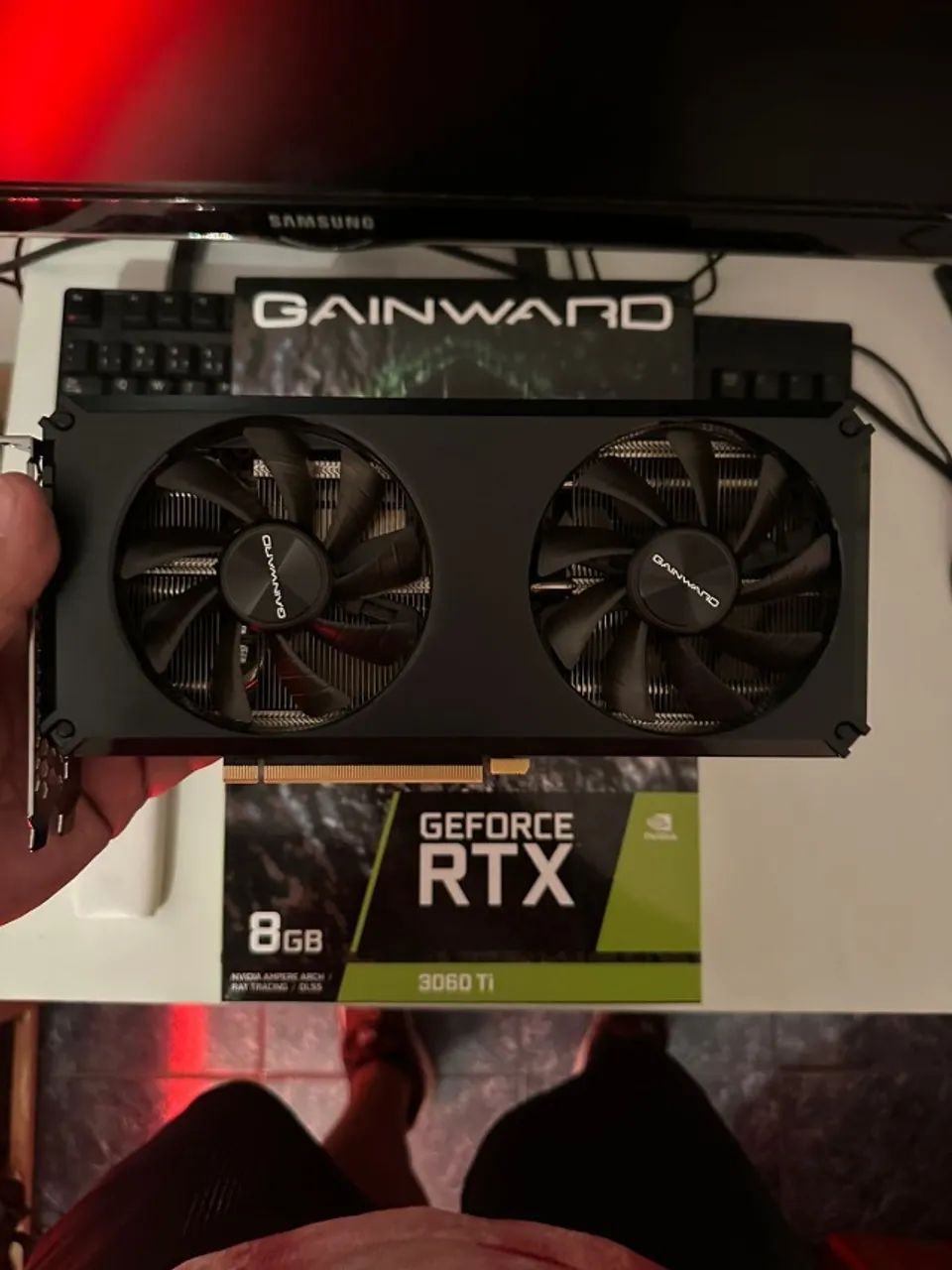 Placa de vídeo GeForce RTX Galax 3060ti 8GB