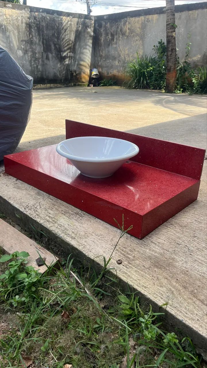 Pia banheiro Cuba sobrepor  - Foto 3