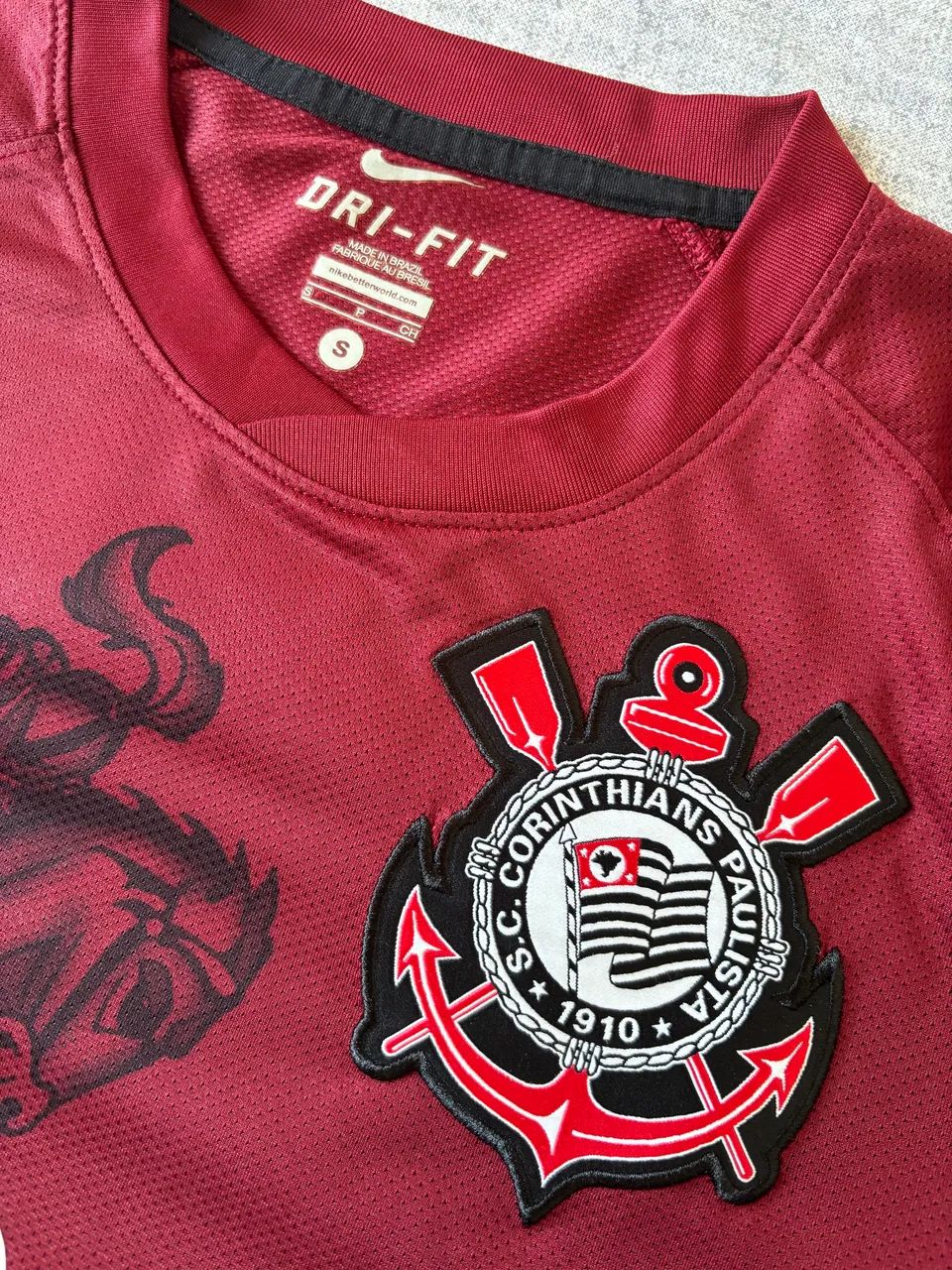 Camiseta Corinthians - 2011 - grená - Foto 4