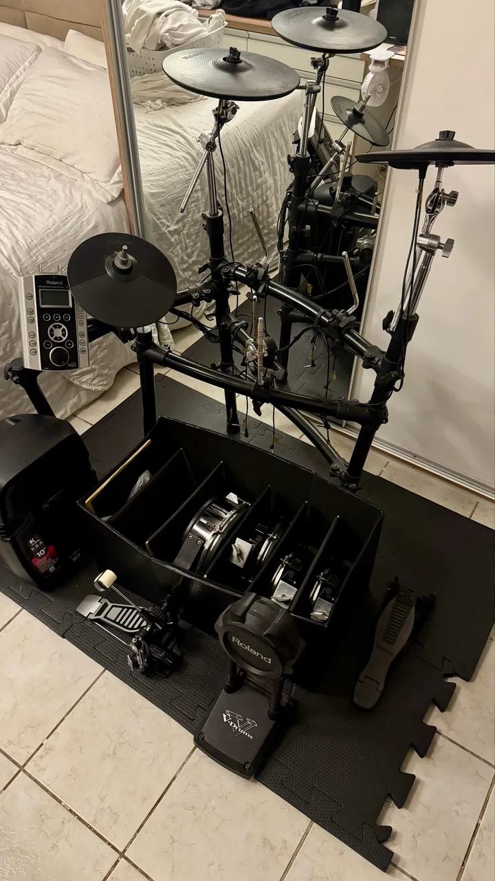 Bateria Eletrônica Roland TD9  - Foto 4