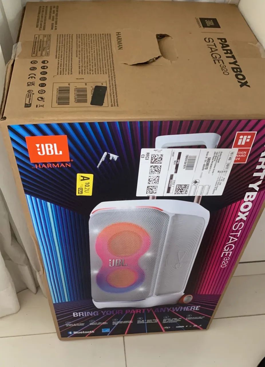 Jbl Partybox 320 Branca lacrada  - Foto 5