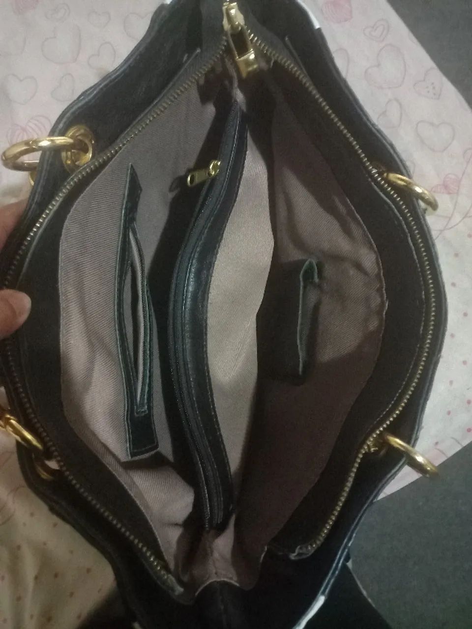 bolsa via curtume em couro e matelassê - Foto 3