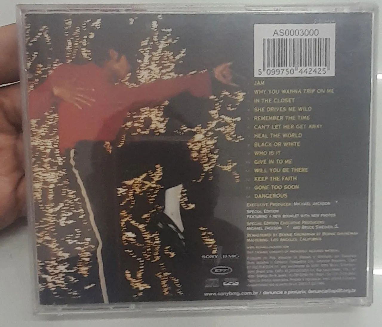 Michael Jackson- Dangerous (SÓ O ENCARTE) - Foto 4